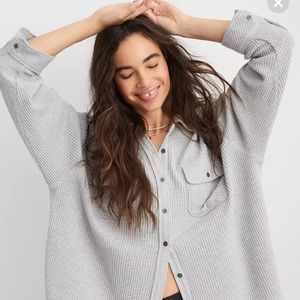 Aerie Lumberjane Waffle Shirt